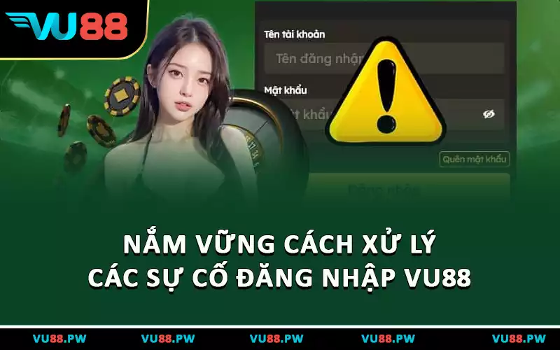 Nắm vững cách xử lý các sự cố đăng nhập VU88