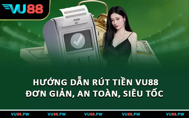 Hướng Dẫn Rút Tiền VU88 - Đơn Giản, An Toàn, Siêu Tốc
