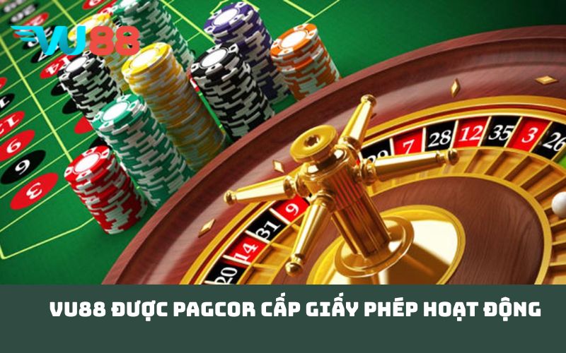 VU88 được PAGCOR cấp giấy phép hoạt động