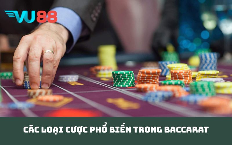 Các loại cược phổ biến trong baccarat