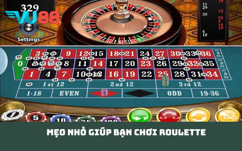 Mẹo nhỏ giúp bạn chơi Roulette